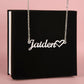 Named in Love Heart Necklace