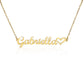 Named in Love Heart Necklace
